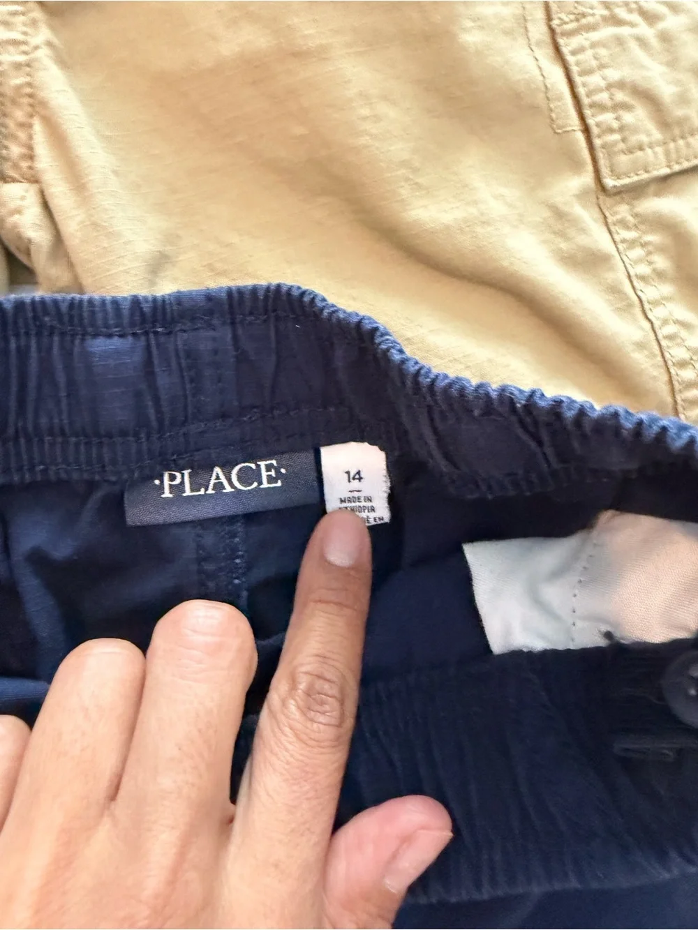 The Children's Place Navy and Khaki Cargo Shorts - 2-Pack